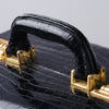 Secondhand Jardin des Sacs Crocodile Leather Beauty Case - '60s