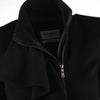 Secondhand Yves Saint Laurent by Tom Ford Runway Ruffle Wool Coat - '00s