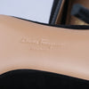 Secondhand Salvatore Ferragamo Black Leather & Suede Mary Jane Pumps - '10s