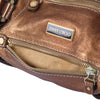 Secondhand Jimmy Choo Metallic Brown Leather Mahala Bag -'10s