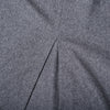 Secondhand Collection Privée Gray Wool Blend Dress With a Faux Fur Collar And Cuff - '00s
