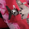SECOND HAND John Richmond Pink Printed Silk Shirt & Maxi Skirt Set