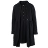Secondhand Aspesi Black Wool Coat and Dress Set - '00s