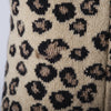 second hand Gaetano Navarra Leopard Print Overcoat with Multicolor Fur