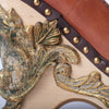 Secondhand Miu Miu, Cammeo Baroque, leather wedge - '00s