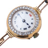 Secondhand Early 20th Century Diamond-Set Bracelet Watch 18K Gold, London Import Marks, circa 1912