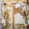 Secondhand Tao by Comme des Garçons Gold Baroque Pattern Trench Coat - '10s