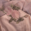 Secondhand Blumarine Sheer Silk Slip Dress With Floral Appliqué - '90s