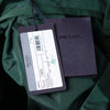 Secondhand Prada Green Mini Dress With Contrast Pleated Insert - '10s