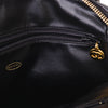 Secondhand Chanel black lambskin top handle bag - '90s