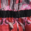 Secondhand John Richmond Pink Printed Silk Shirt & Maxi Skirt Set - '00s