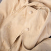 Secondhand Roberto Cavalli Beige Suede Lace-Trim Tie-Front Blouse