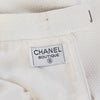 Chanel White Cotton Brocade Skirt - '90s Second hand