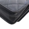 Chanel Caviar CC Filigree Wallet On Chain Secondhand