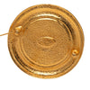 Secondhand Chanel Gold Plated 31 Rue Cambon Round Brooch