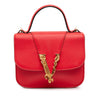Versace Small Leather Virtus Top Handle Flap Secondhand