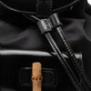 Gucci Nylon and Patent Bamboo Drawstring Backpack Secondhand