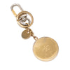 Louis Vuitton Gold Plated and Resin LV Circle Key Holder and Bag Charm Secondhand