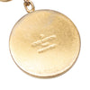 Louis Vuitton Gold Plated and Resin LV Circle Key Holder and Bag Charm Secondhand