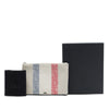 Dior Tricolor Oblique Canvas Stripe Zip Pouch Secondhand