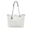 Chanel CC Perforated Chevron Caviar Shopping Tote Secondhand