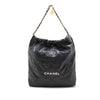 Chanel Medium Quilted Shiny Calfskin 22 Handbag Secondhand