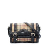 Burberry Haymarket Check Coated Canvas Brogues Doyle Crossbody Secondhand
