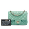 Chanel Mini Square Classic Lambskin Single Flap Secondhand