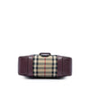 Burberry Small Haymarket Check Nylon and Leather Dickens Crossbody Secondhand