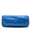 Gucci Medium Metallic Calfskin Bamboo Shopper Satchel Secondhand