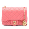 Chanel Mini Square Classic Lambskin Pearl Crush Single Flap Secondhand