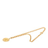 Chanel CC Gold Plated Medallion Lion Crest Pendant Necklace Secondhand