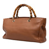 Gucci Medium Calfskin Bamboo Shopper Satchel Secondhand