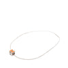 Hermès Palladium Plated Enamel Cage dH Cube Necklace Secondhand