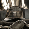 Burberry Small Metallic Pleated Calfskin Healy Tote Secondhand