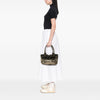 Burberry Small Metallic Pleated Calfskin Healy Tote Secondhand