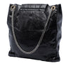 Chanel Perforated Crackled Metallic Calfskin Drill Tote Secondhand