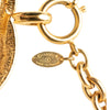 Secondhand Chanel CC Gold Plated Quilted Pendant Necklace