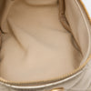 Chanel CC Quilted Metallic Lambskin Cube Zip Clutch with Chain Secondhand