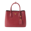 Prada Medium Saffiano Cuir Double Satchel Secondhand