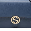 Gucci Dollar Calfskin Interlocking G Wallet on Chain Secondhand