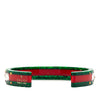 Secondhand Gucci Web Resin and Crystal Bee Cuff Bracelet