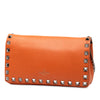 Valentino Pebbled Calfskin Rockstud Clutch on Chain Secondhand