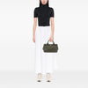 Secondhand Prada Small Canvas Canapa Bijoux Satchel