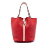 Hermès Bicolor Clemence and Swift Picotin Lock 22 Secondhand