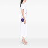 Chanel CC Goatskin Round Ski Clutch with Chain Secondhand