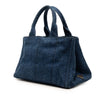 Prada Denim Canapa Logo Tote Secondhand