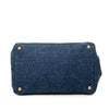 Prada Denim Canapa Logo Tote Secondhand