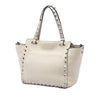 Valentino Mini Pebbled Calfskin Rockstud Trapeze Satchel Secondhand