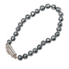 Chanel CC Faux Pearl Brass Bracelet Secondhand